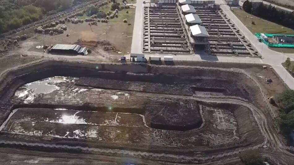 AySA avanza con la construcción de la megaobra “Sistema Berazategui”. Foto: prensa