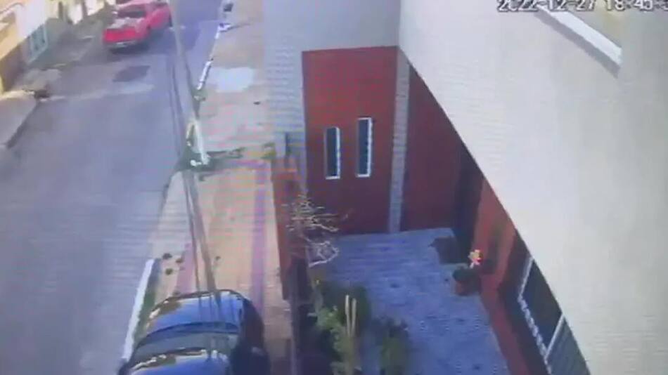 Justicia por mano propia en Lanús. Foto: Captura de video.