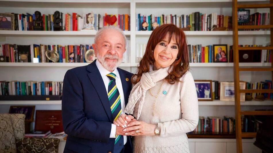 Cristina Kirchner se reunió con Lula da Silva.
