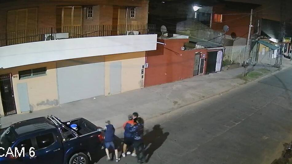 Robo piraña en San Justo. Foto: Captura de video.
