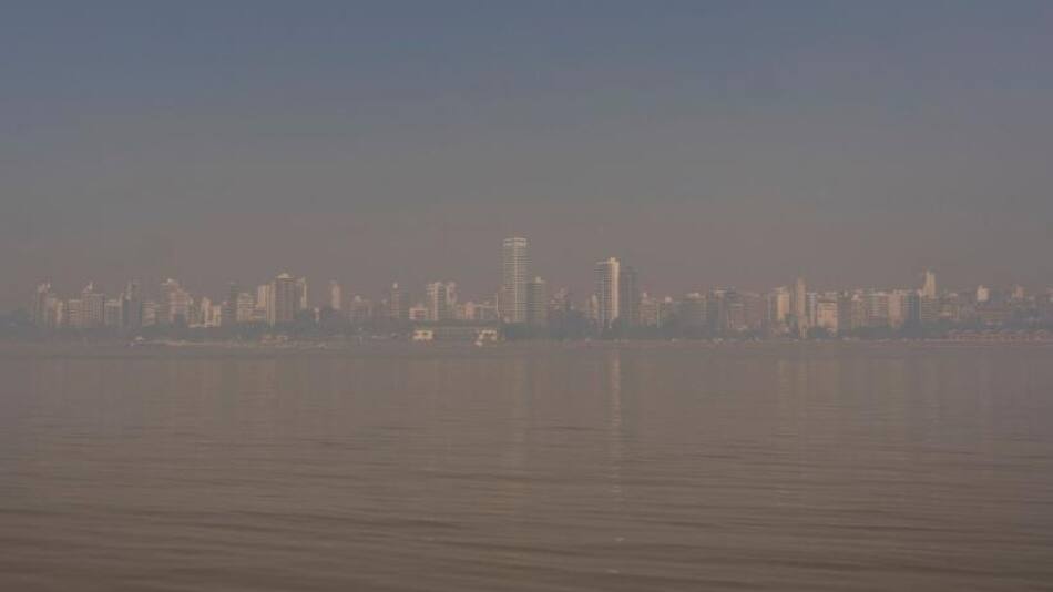 Rosario invadida por el humo. Foto: NA