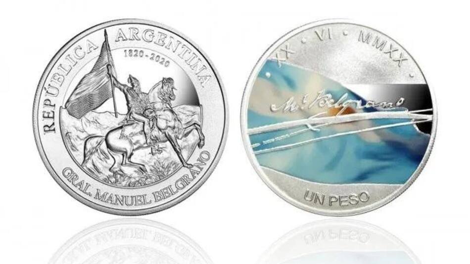 Moneda en conmemoración a Manuel Belgrano, BCRA