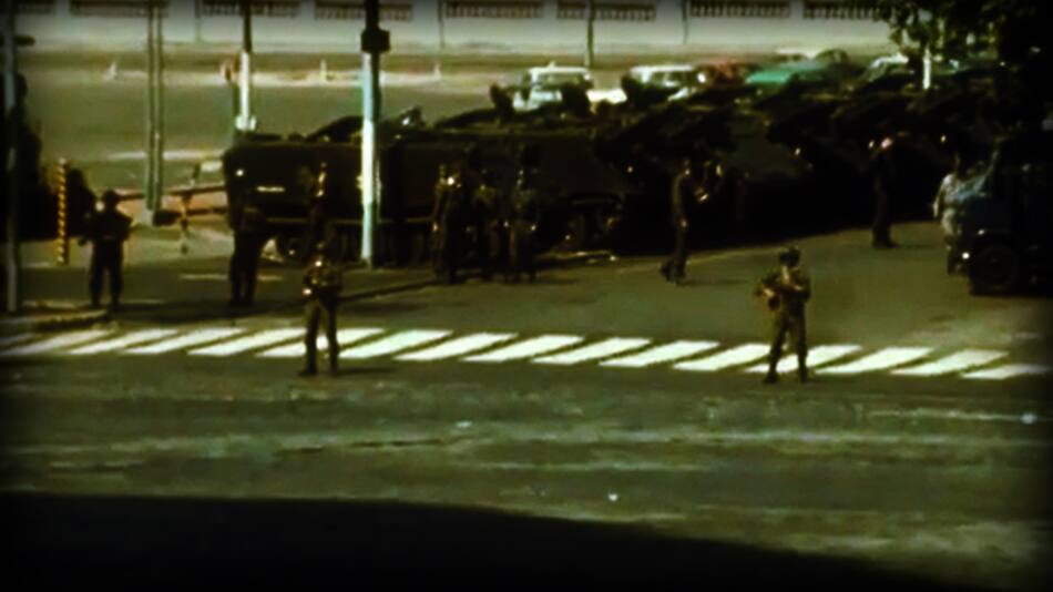 17 de octubre de 1975: antesala del golpe militar. Foto: 26 Historia / Canal 26.