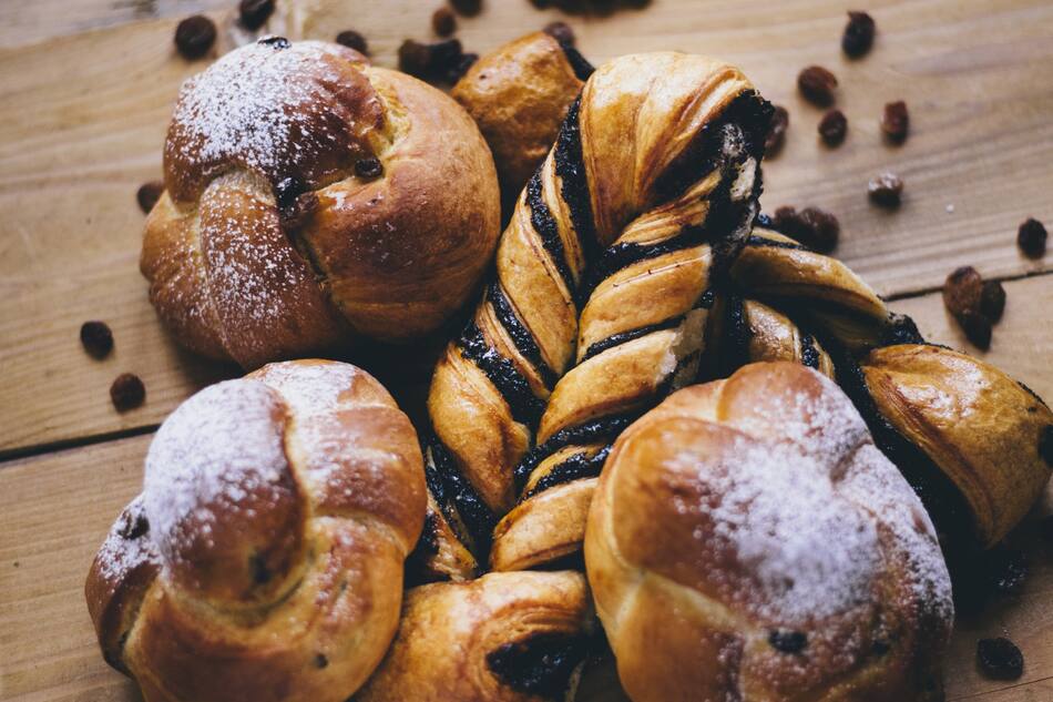 Panadería, facturas. Foto: Freepik.