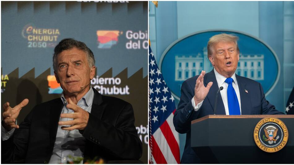Mauricio Macri y Donald Trump.