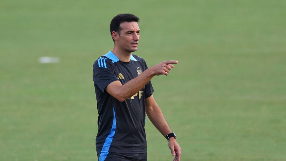 Lionel Scaloni, técnico de la Selección Argentina. Foto: Reuters.