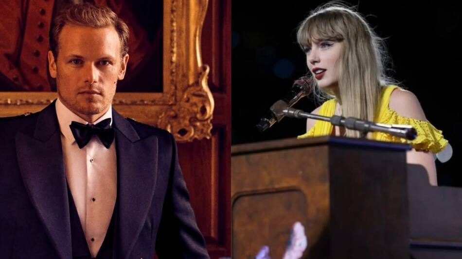 Sam Heughan y Taylor Swift.