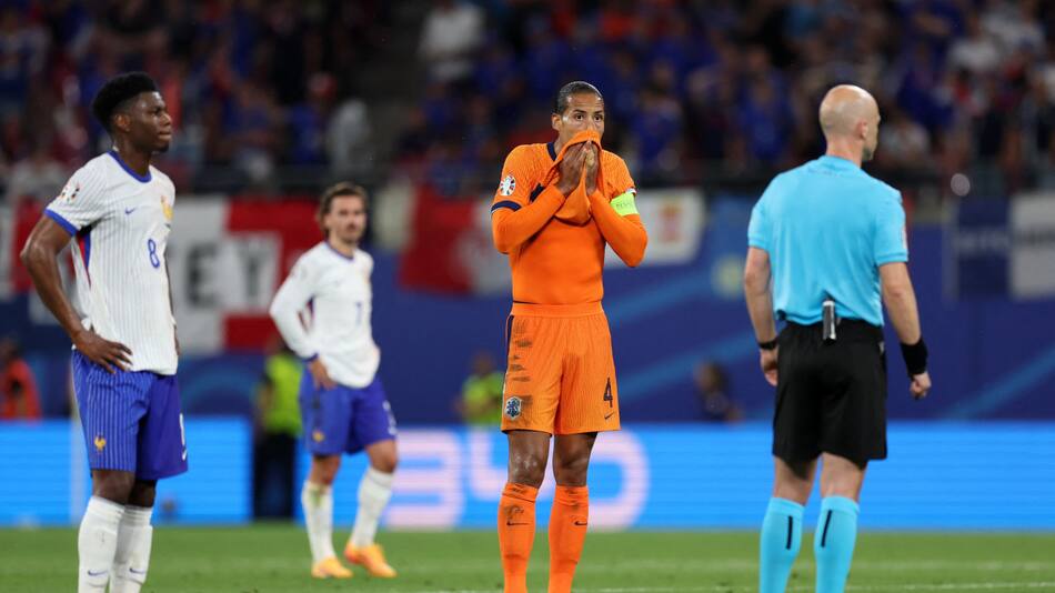 Países Bajos vs Francia, Eurocopa. Foto: Reuters