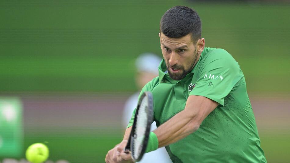 Novak Djokovic, eliminado del Masters 1.000 de Indian Wells. Foto: Reuters.