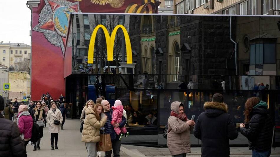 McDonald's en Rusia. Foto: AFP