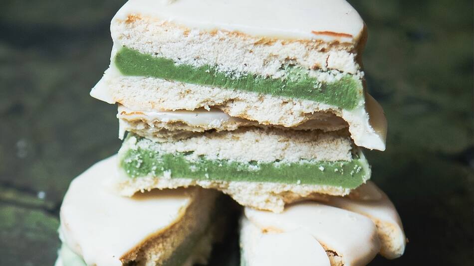 Pistacho y chocolate blanco, una combinación explosiva