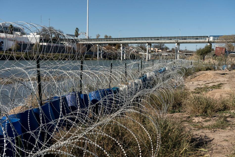 Migrantes en Texas. Foto: Reuters