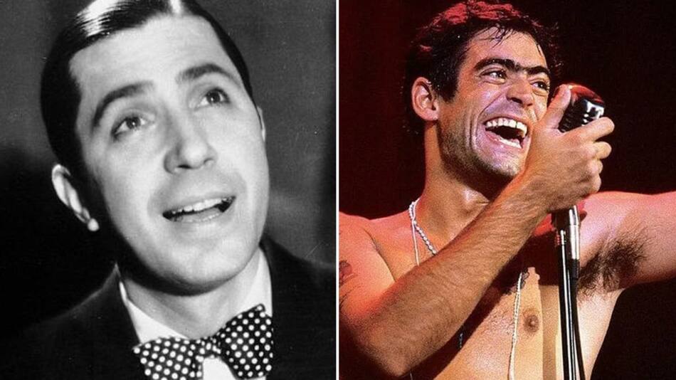 Carlos Gardel y Rodrigo "El Potro" Bueno