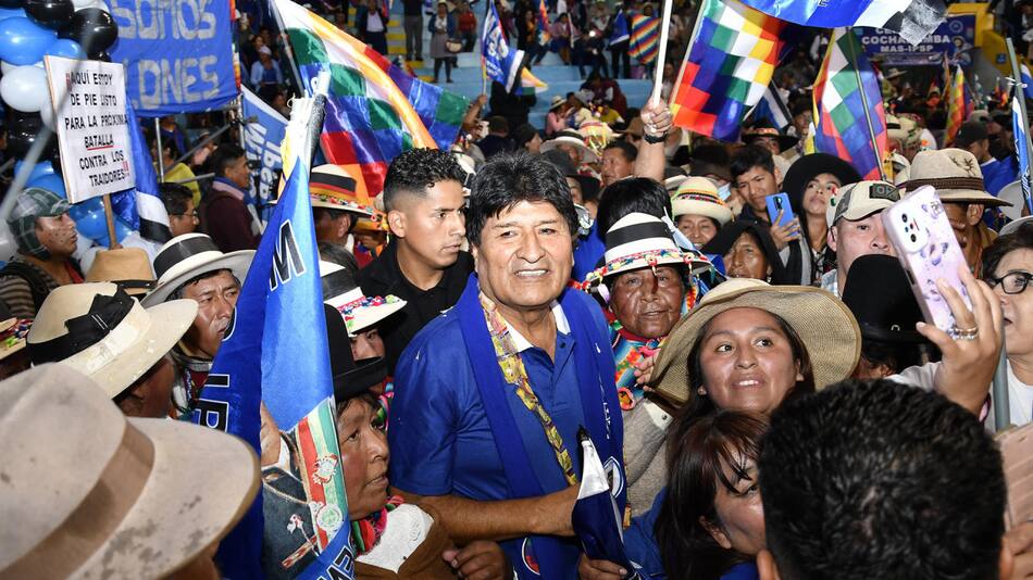 Evo Morales; Bolivia. Foto: EFE.