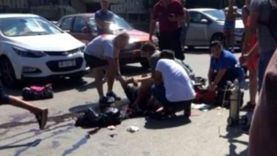 Violenta pelea entre trapitos en Palermo