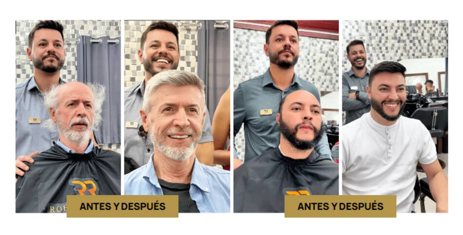La barbería viral de Brasil que le devuelve el pelo a los hombres.