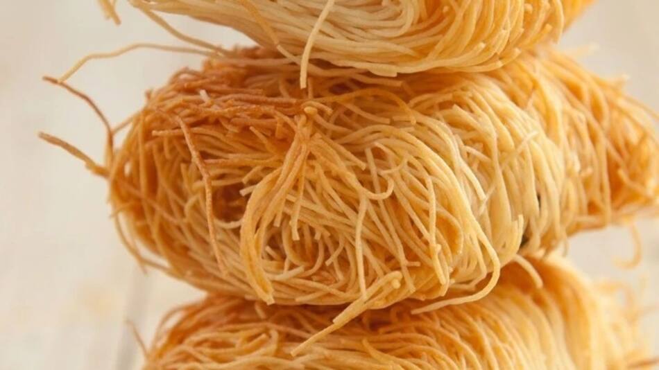Pasta kataifi, el ingrediente clave del chocolate Dubai.