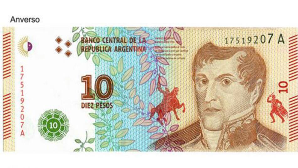 Nuevo billete de $ 10