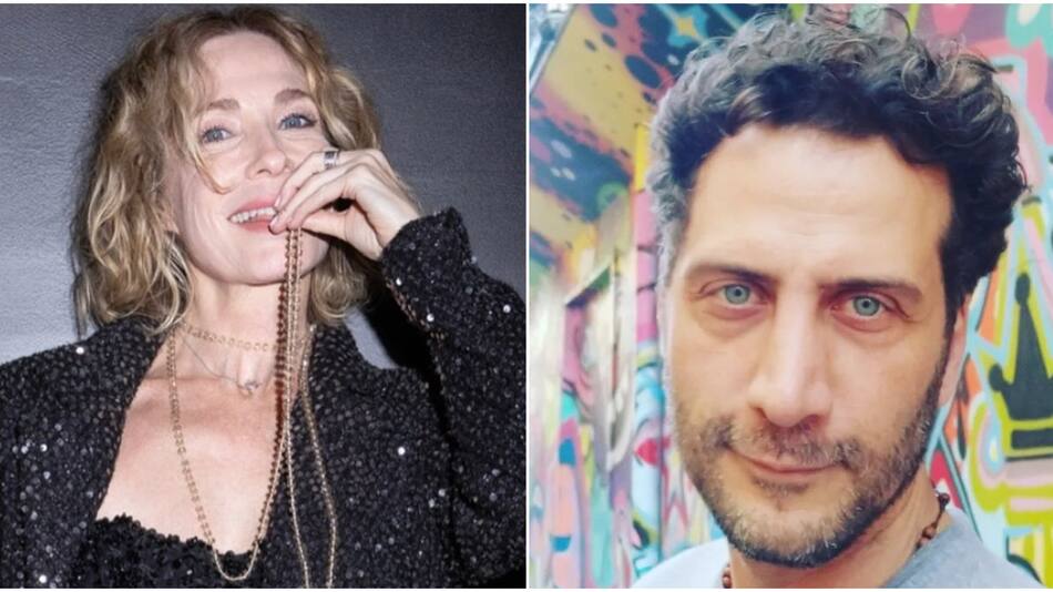 Gloria Carrá y Luciano Cáceres. Fotos: Instagram.