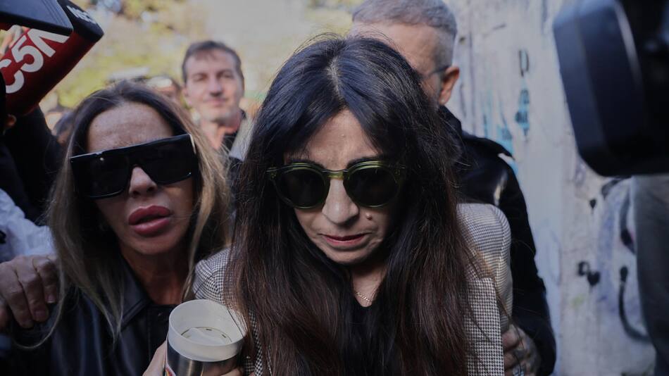 Gianinna Maradona llega al juicio por la muerte de Diego. EFE