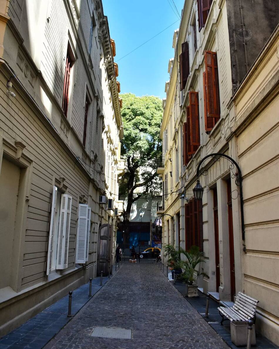 Pocos saben que allí se grabó una película con acento de Hollywood. Foto: Instagram @buenosaires.ar