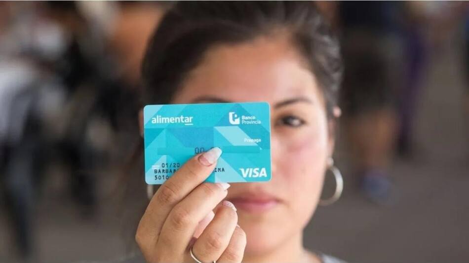Tarjeta Alimentar de ANSES. Foto: Presidencia.