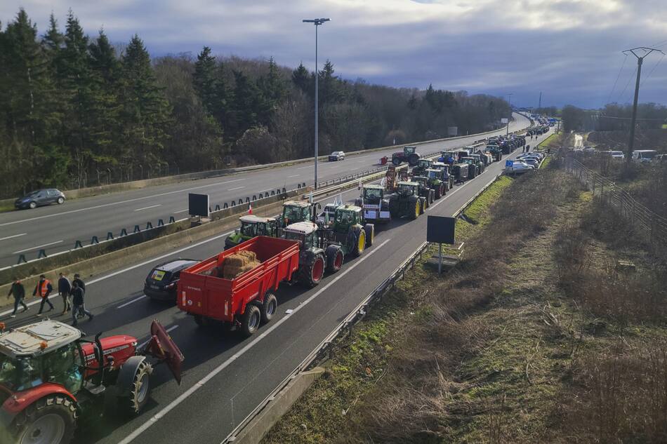 Protestas de agricultores UE. Foto: EFE