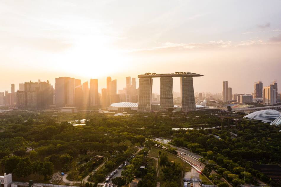 La arquitectura de Singapur sirve como antídoto contra la soledad misma. Unsplash.