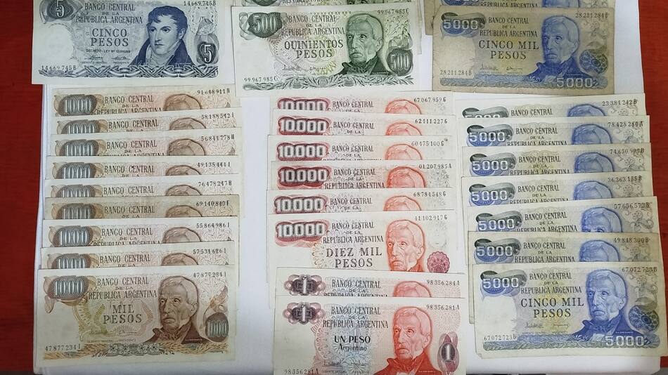 Billetes antiguos de Argentina. Foto: Facebook (Numismática Argentina)