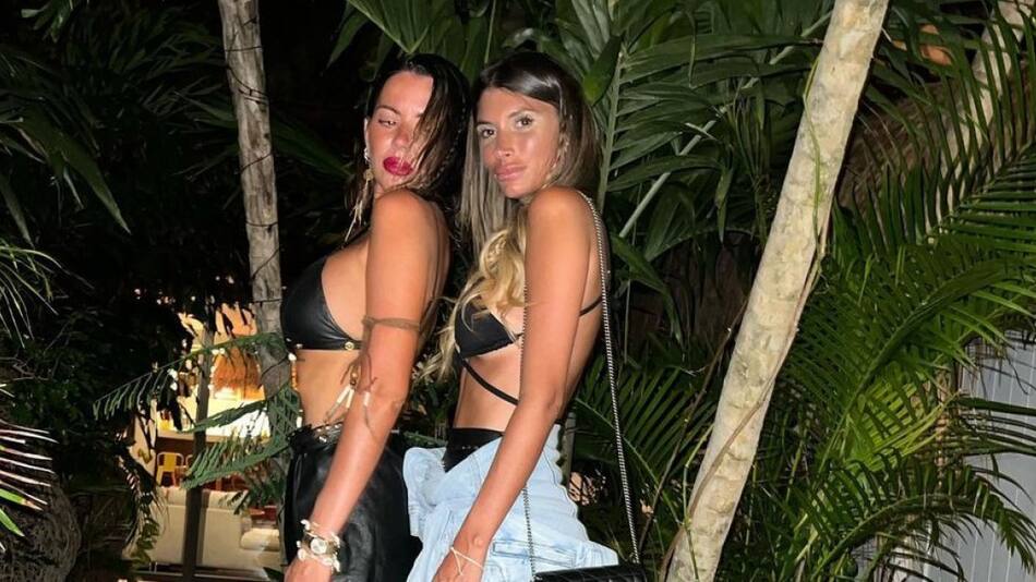 Karina Jelinek y Flor Parise. Foto Instagram @florparise.