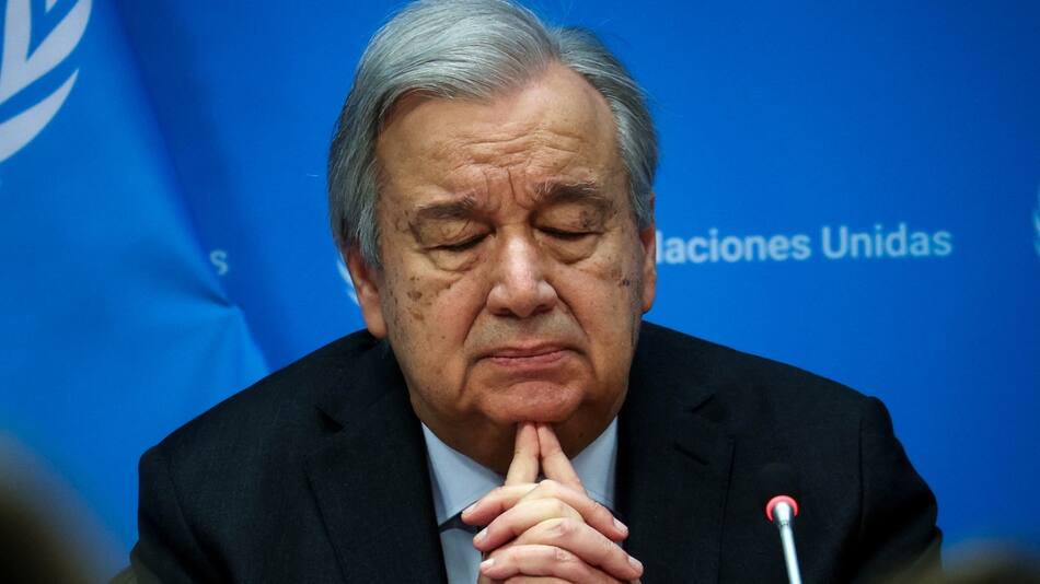António Guterres, secretario general de la ONU. Foto: Reuters