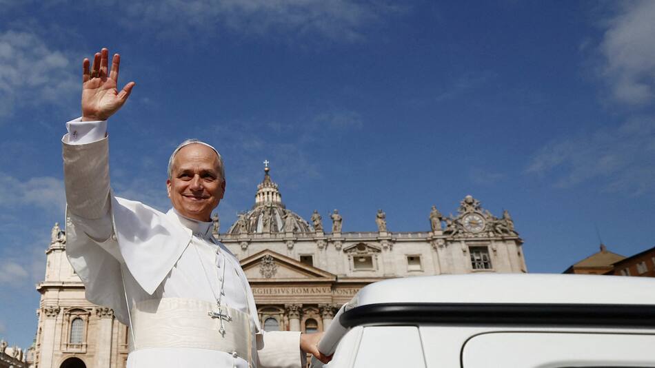 Entronización del Papa León XIV. Foto: Reuters/Yara Nardi.