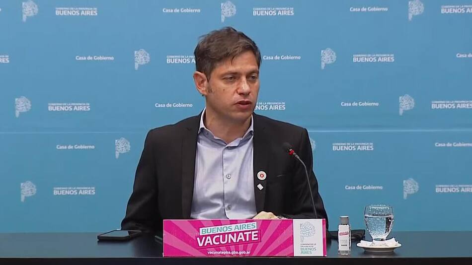 Axel Kicillof, gobernador de la provincia de Buenos Aires