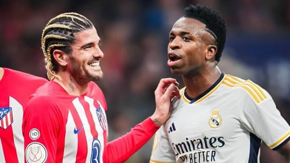 Rodrigo De Paul y Vinicius. Foto: NA