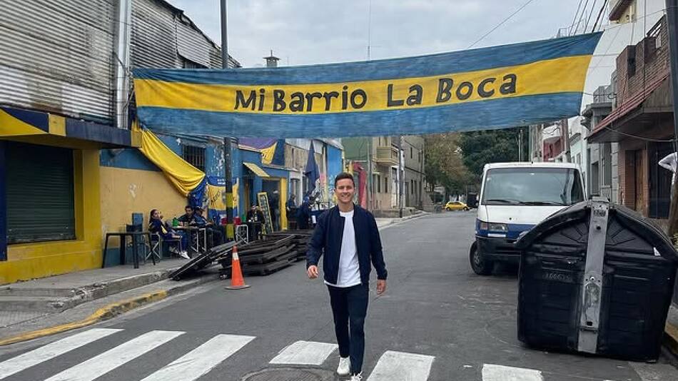 Ander Herrera en Boca. Foto: Instagram @anderherrera