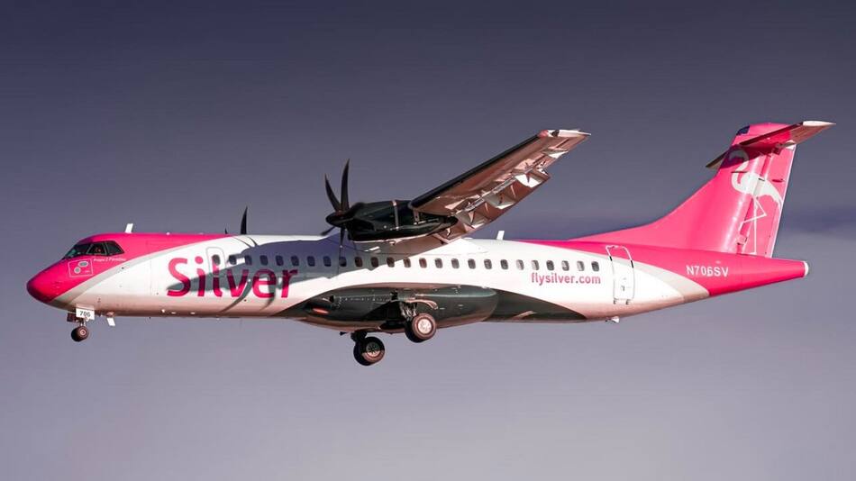 Avión de la aerolínea Silver Airways. Foto: X @silver_airways