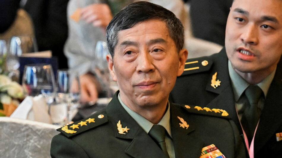 Li Shangfu, ministro de Defensa chino. Foto: Reuters.