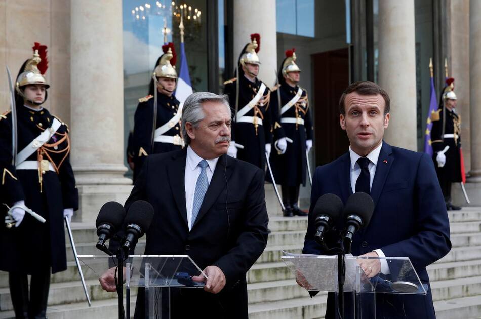 Alberto Fernández y Emmanuel Macron, gira por Europa, Francia, Reuters