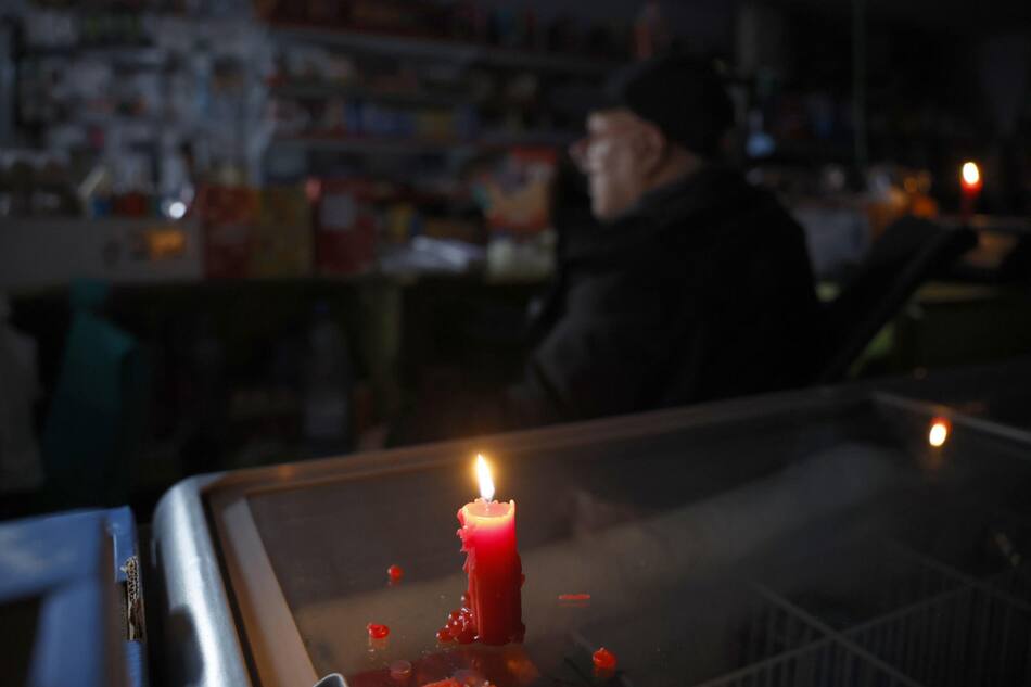 Apagón masivo en España. Foto: EFE/Alberto Estévez