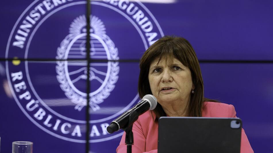 La ministra de Seguridad, Patricia Bullrich. Foto: NA.