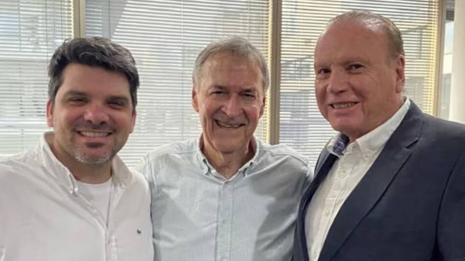 Pablo Othacehé, Juan Schiaretti y Raúl Othacehé.