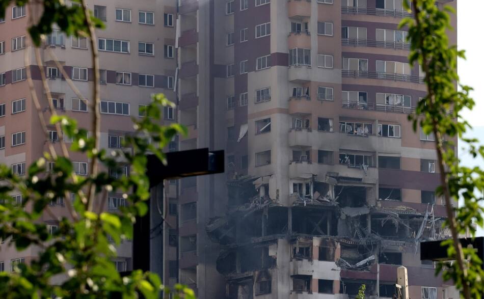 Ataque de Israel contra Irán. Foto: EFE.