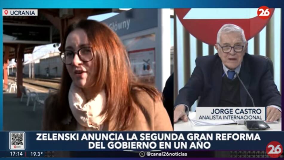 Jorge Castro sobre los cambios en la política de Ucrania.