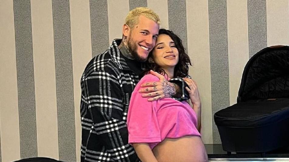 Nació la hija de Alexander Caniggia y Melody Luz. Foto: Instagram @melodyluz.
