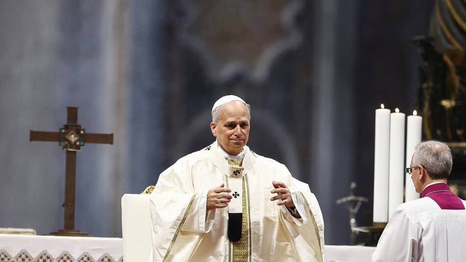 El papa León XIV en el Vaticano. Foto: Reuters (Yara Nardi)