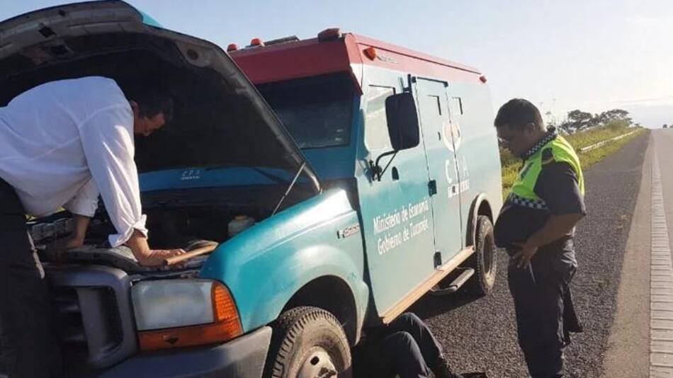 Camión caudales - Ruta 38