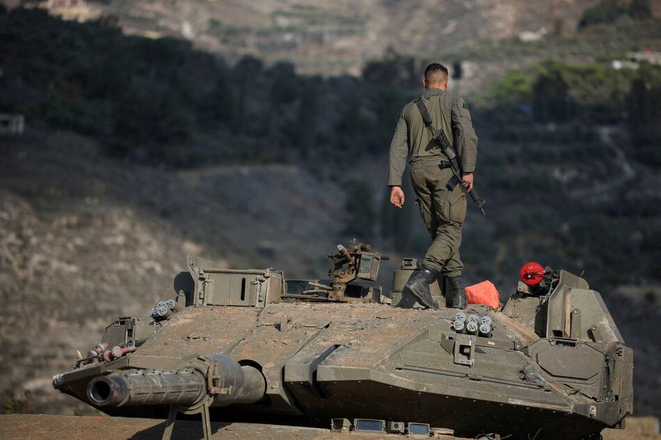 El Ejército de Israel en la frontera con Siria. Foto: Reuters.