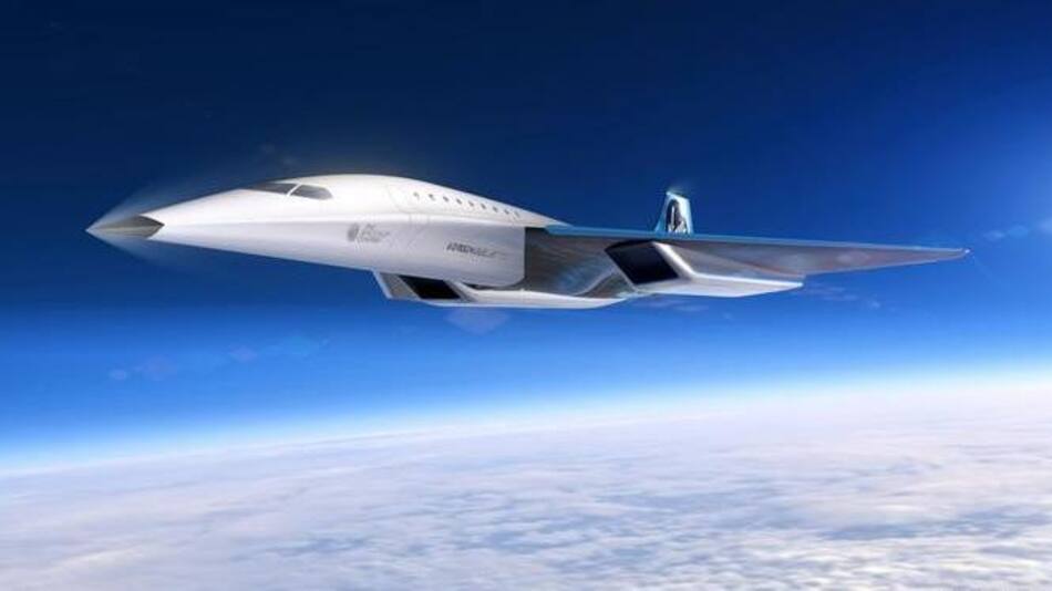Una idea de cómo podría ser un avión hipersónico. Foto: Web.