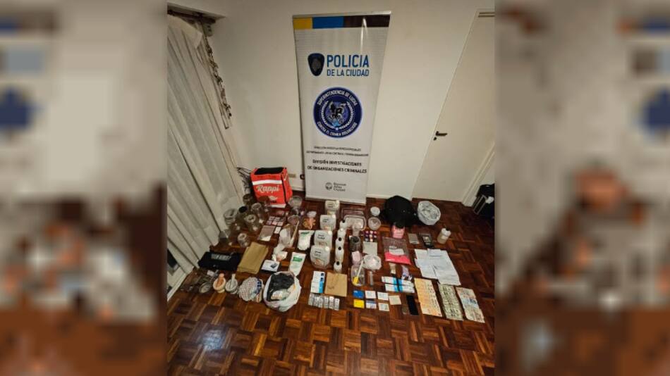 Operativo policial en Villa Crespo. Foto: NA