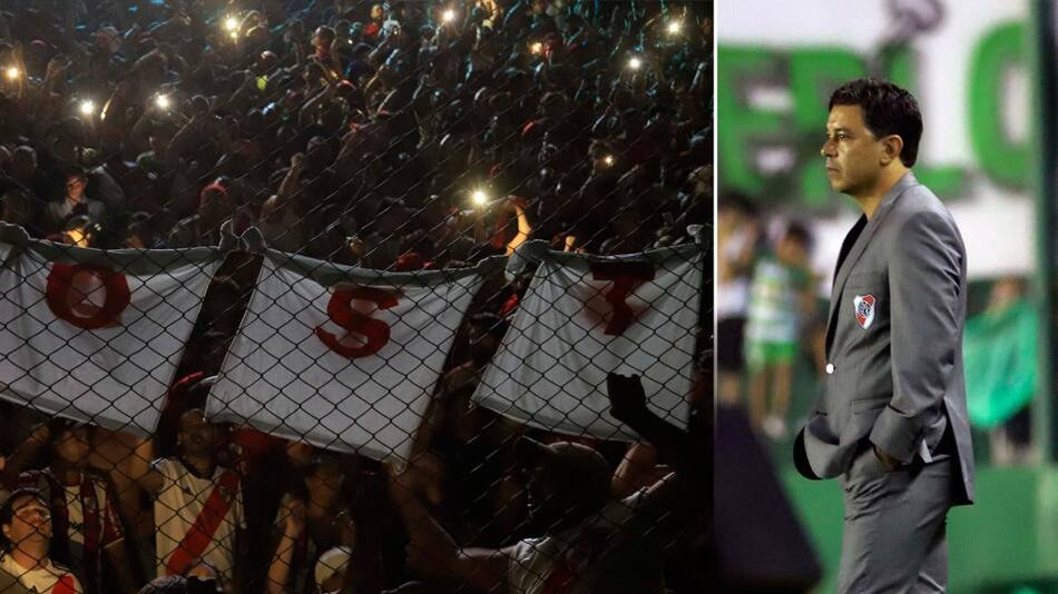 Polémico corte de luz en Banfield vs. River: para Gallardo "fue intencional"